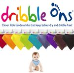 Dribble Ons Bandana Bib All Colours! Pink, Blue, White, Navy, Red, Black etc...!