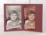 5X Portfolio / Leporello / Picture Folder For 20X30 With Side Pocket In Red
