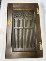 Carved Gothic Arch Panel Pediment  Repurpose Project Up Cycle Reclaimed Salvage