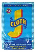The Original Blue J Cloths All Purpose Cloth Machine Washable - 50 Pack