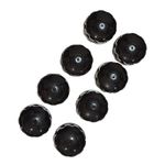 Caravan Motorhome Awning Suction System Fix Kit - Pack of 8 Campervan Black