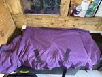 Saxon Horse Fleece Rug 5’9” In Purple, Brand New In Bag