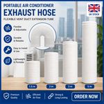 Portable Air Conditioner Exhaust Hose Flexible Vent Duct Extension Tube