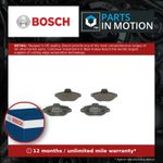 Brake Pads Set fits FIAT 500 312 1.2 Front 07 to 15 169A4.000 Bosch 5892737 New
