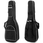 Padded Acoustic Guitar Gig Bag Case with Foam Padding, Backpack Straps & Pockets