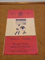 Dulwich Hamlet V Slough  Town 1974/75
