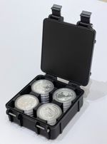 1oz Silver or Gold Britannia Case Tough Tube Holds 20x or 32x coins in Capsules