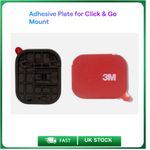 Click & Go Adhesive Plate for  Nextbase Dash Cam Mount 322GW, 422GW, 522GW,622GW