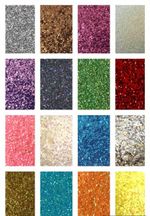 100g CRAFT GLITTER CRYSTALS FOR WALLS ADD TO PAINT/EMULSION 0.6mm