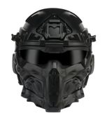 Tactical Helmet W/ Built-in Headset  Anti-fog Fan Modular Replace Lense Mask NEW