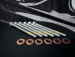 NEW Genuine Mercedes-Benz Set of 6 Diesel Injector Bolts & Copper Washers ZIN6