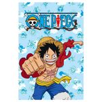 ONE PIECE Fleece Blanket Throw Featuring Monkey D Luffy 100x150cm