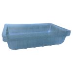 Bramley & Sage Full-Size Clear Domed Propagator Lid For Seed Trays (Set of 6)