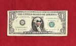 SDCC 2007 The Dark Knight Joker Heath Ledger Promo $1 Dollar Bill Warner Bros.