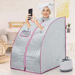 Home Steam Sauna Tent 79x90x103cm, Full Body Relaxation Spa Room for Bathroom