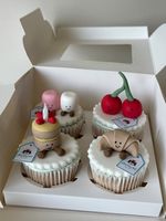 Jellycat Themed Cupcake Toppers - customisable and edible fondant