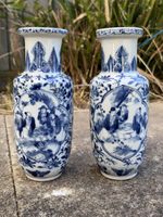 Pair Of Chinese Blue and White porcelain Vases