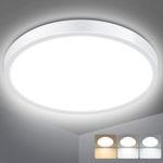 Slochi Bathroom Light, 3000K/4000K/6500K 3 Color Temperature, Waterproof IP54