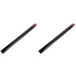 2Pcs Brown Wood Handle Replacement for Hoe Comfortable Grip Garden Tools