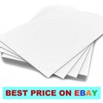 A2 A3 A4 A5 White Card Stock Sheets Blanks Paper GSM Plain Smooth Thin Cardboard