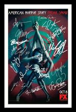 American Horror Story Cast Autograph Signed & Framed Poster Print