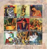 PABLO PICASSO CUBISM SURREALISM ART PAINTER 2004 MNH STAMP SHEETLET