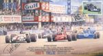 1971 BRM P160 MARCH TYRRELL 002 & SURTEES MONZA F1 cover signed PETER GETHIN