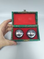 Vintage Chinese - Stainless Steel  Musical Boading Balls in  With Box