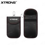 Car Key Signal Blocker Case Faraday Cage Pouch Keyless RFID Blocking Bag Black