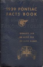 1939 Pontiac Facts Book Dealer Album Data Options Specs Accessories