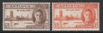 Antigua 1946 Victory set SG 110-111 Mnh.