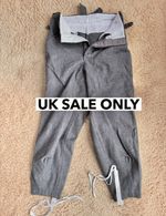 Reproduction Field Grey German WW2 M43 Trousers 36” Waist