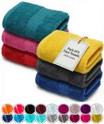 6x Face Cloths 100% Egyptian Cotton Super Soft Flannel High Absorbent Face Towel