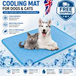 Pet Cooling Mat For Dogs Cats Summer Heat Relief Non-Toxic XS-XL - CHOOSE SIZE