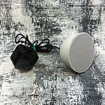 Amazon Echo Pop Smart Speaker with Alexa – White – UK Plug & Power Adapter