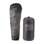 Summit Trekker Mummy Sleeping Bag 1-2 Season 150Gsm L225 x w75cm Grey