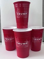 Rare Official 2016 Trump Campaign Insulated Red Cup Set - USA Made - Limited Run