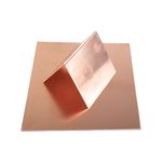 Copper Sheet 99.9% Pure Copper Plate DIY Metal Board 0.5-6mm Thick Various Sizes