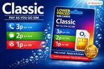 O2 Classic SIM Card Pay as you go 3p min 2p sms 1p mb standard micro nano
