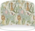JUNGLE FRIENDS LION Nursery Ceiling  Lamp  Light Shade 8"-12" (20-30cm) FREE P&P