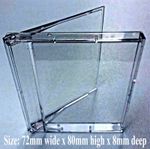 LOOK 5 Pack Minidisc Jewel Cases perfect for using your own J-Cards and Inserts