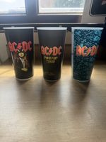 AC/DC Plastic Concert Tumbler Pint Glass Plastic Power Up Tour 2025