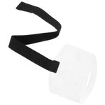 Lightweight Arm Badge Holder Transparent PVC Polyester Card Protector Sleeve