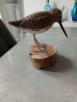 Vintage Archipelago Hand Made Jack Snipe Bird  Perfect