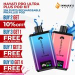 Hayati Pro Ultra Plus Pod Kit 25000 Puffs 25K Rechargeable Prefilled Device UK