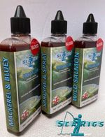 SEARIGS™Blood Red Fish Oil 3 x 125ml Dead Bait Attractant Pike, Catfish & Zander