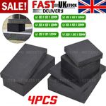 Rubber Shock Pads Square Anti Vibration Mat Non-slip Mats Various Size