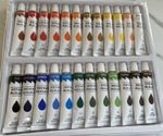  Watercolour Paint Set Tubes Pack of 24x12mLHigh Quality, Non Toxic 24 Colours