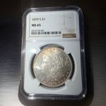 1879 S MORGAN DOLLAR NGC MS65 *** PL EYE APPEAL - MEGA REVERSE EOR TONER!