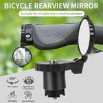 Cycling Road Bike Bicycle Handlebar Bar End Mirror Rearview Adjustable Mirror UK